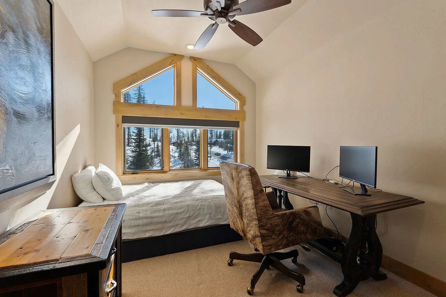 Loft with full bed